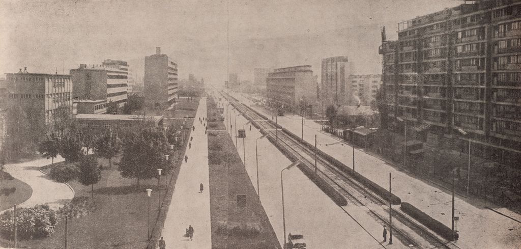 Ulica proleterskih brigada (današnja Ulica grada Vukovara) 1959. godine